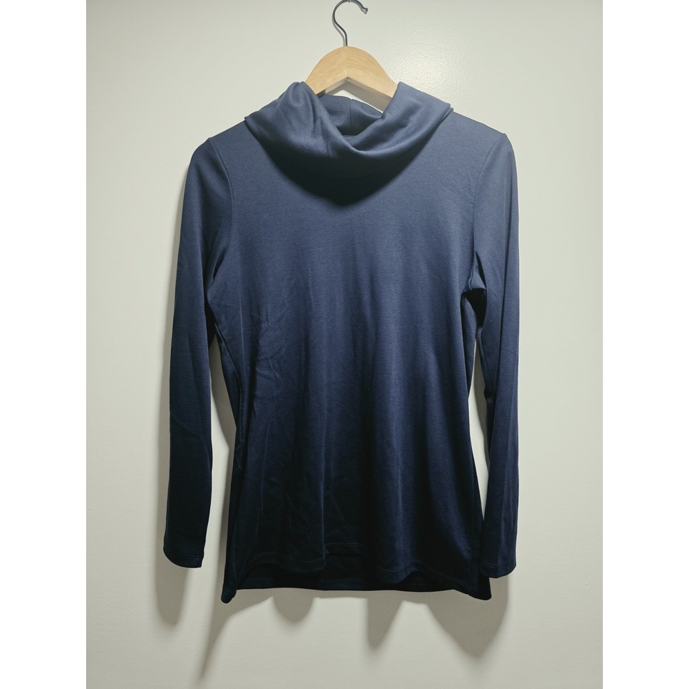 L.L.Bean Womens Sweater Turtleneck M Regular Cowl Neck Long Sleeve Knit Top